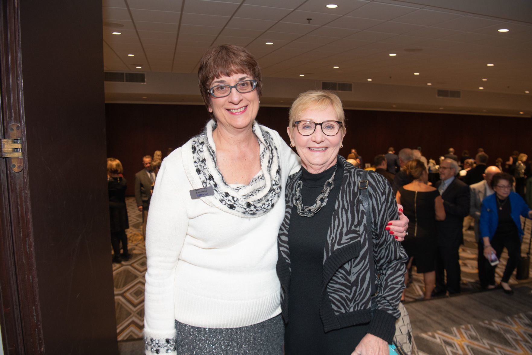 Board member Sue Keck and Donna Schmelig